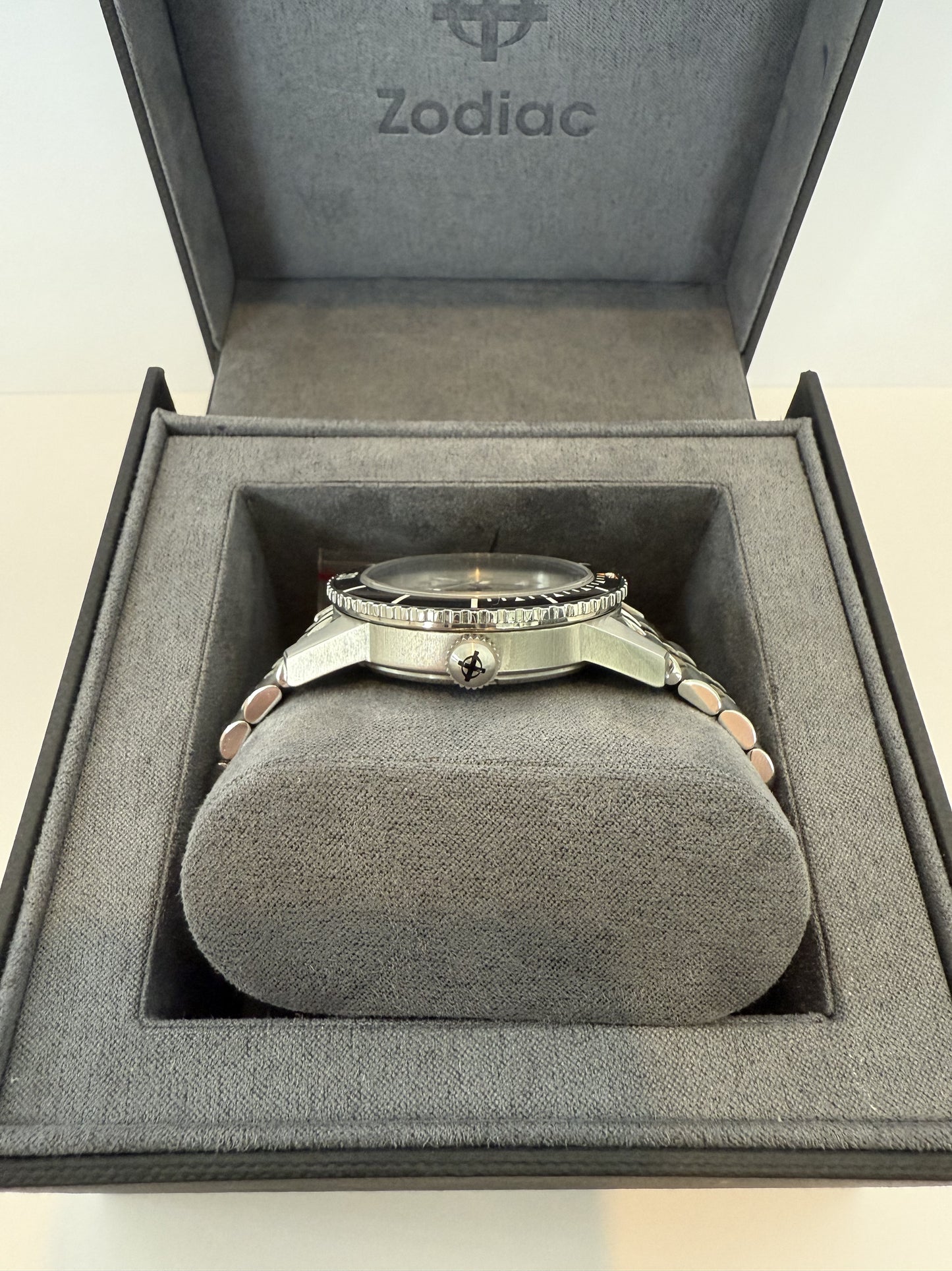 Zodiac Super Sea Wolf 53 Compression Automatic Black Dial